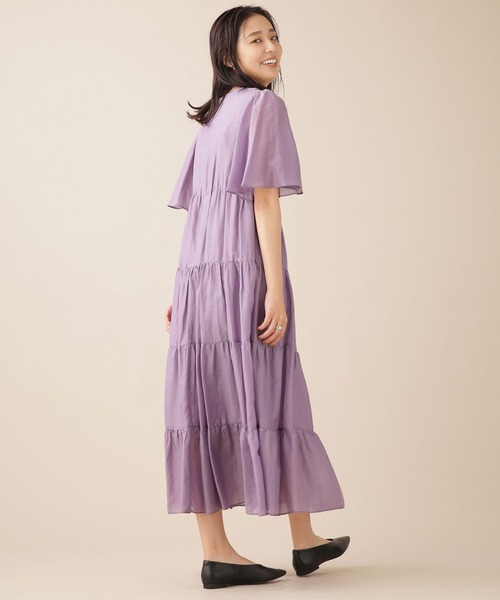 NorAh（ノラ）の「NorAh/ティアードワンピース 半袖（ワンピース