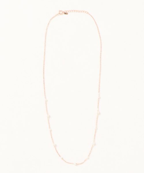 Jenny BY IMMANOEL(ジェニーバイイマノエル)の「silver925 パールチェーンネックレス(ネックレス・レディース・ピンクゴールド/シルバー/ゴールド・FREE)」の6枚目の写真