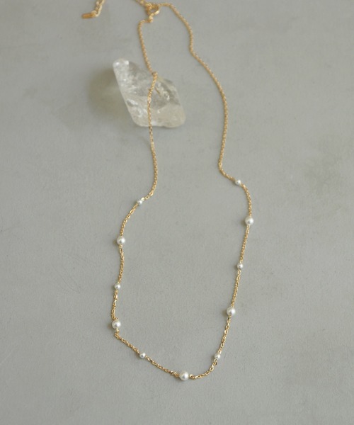 Jenny BY IMMANOEL(ジェニーバイイマノエル)の「silver925 パールチェーンネックレス(ネックレス・レディース・ピンクゴールド/シルバー/ゴールド・FREE)」の10枚目の写真