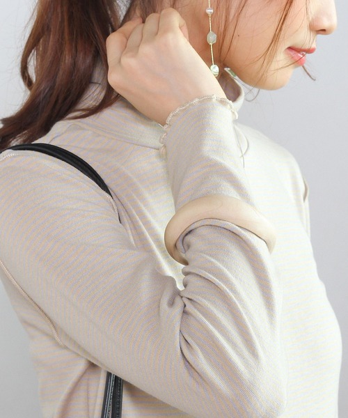 Crisp（クリスプ）の「ニュアンスウッドバングル（バングル/リストバンド・レディース・ブラウン/ナチュラル・FREE）」の7枚目の写真