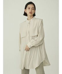 スタンドネックセーラーカラーブラウス