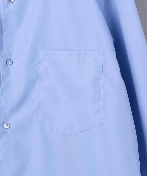 UNITED ARROWS（ユナイテッドアローズ）の「＜UNITED ARROWS＞ イージーケア ブロード バンドカラー シャツ（シャツ/ブラウス・メンズ・ホワイト/ターコイズブルー・S/M/L/XL）」の20枚目の写真