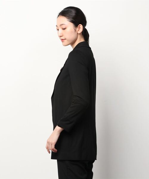 ALLSAINTS（オールセインツ）の「ALEIDA JERSEY BLAZER | ALEIDA ジャージー ブレザー（テーラードジャケット・レディース・ブラック・2/4/8/10/6）」の4枚目の写真