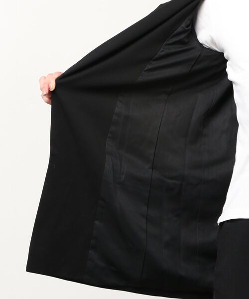 ALLSAINTS（オールセインツ）の「ALEIDA JERSEY BLAZER | ALEIDA ジャージー ブレザー（テーラードジャケット・レディース・ブラック・2/4/8/10/6）」の3枚目の写真