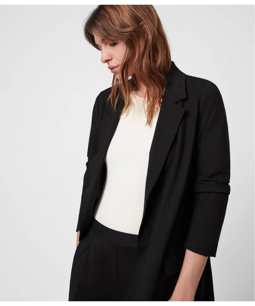 ALLSAINTS（オールセインツ）の「ALEIDA JERSEY BLAZER | ALEIDA ジャージー ブレザー（テーラードジャケット・レディース・ブラック・2/4/8/10/6）」の9枚目の写真