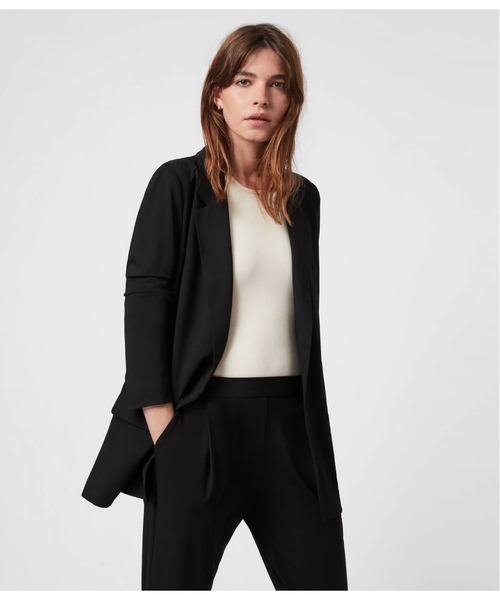 ALLSAINTS（オールセインツ）の「ALEIDA JERSEY BLAZER | ALEIDA ジャージー ブレザー（テーラードジャケット・レディース・ブラック・2/4/8/10/6）」の16枚目の写真