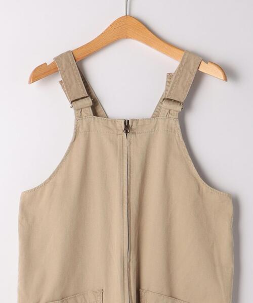 Lee（リー）の「【WEB限定】★★＜LEE（リー）＞ ZIP オーバーオール 120cm-140cm（つなぎ/オールインワン・キッズ・ベージュ/オリーブ・120cm/130cm/140cm）」の7枚目の写真