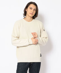 AVIREX | クルーネック スリーブ ポケット ニット /  CREW NECK SLEEVE POCKET KNIT / アヴィレックス / AVIREX(ニット/セーター)