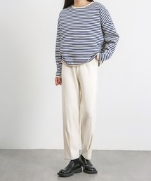 厚手ワイドニットパンツ