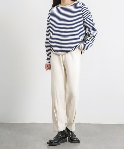 MAISON DE THERESE（メゾン ド テレーズ）の「厚手ワイドニットパンツ（その他パンツ・レディース・ブラック/ライトブラウン/アイボリー・MEDIUM/LARGE）」の2枚目の写真