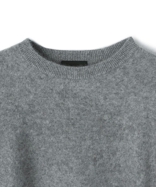 N.O.R.C by the line（ノークバイザライン）の「カシミヤ１００クルーネック（ニット/セーター・レディース・ブラック/ベージュ/トップグレー・S/M/L/XXL）」の15枚目の写真