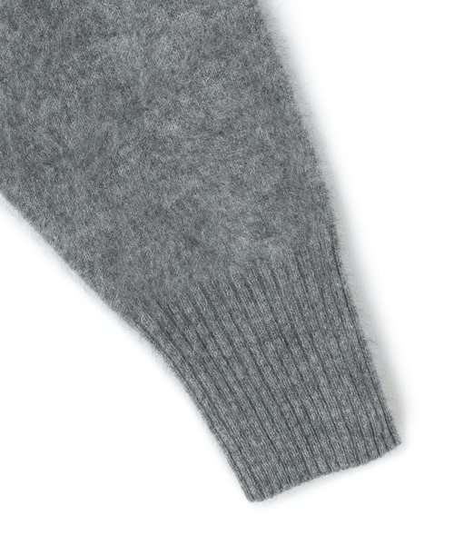 N.O.R.C by the line（ノークバイザライン）の「カシミヤ１００クルーネック（ニット/セーター・レディース・ブラック/ベージュ/トップグレー・S/M/L/XXL）」の12枚目の写真