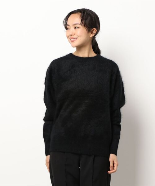 N.O.R.C by the line（ノークバイザライン）の「カシミヤ１００クルーネック（ニット/セーター・レディース・ブラック/ベージュ/トップグレー・S/M/L/XXL）」の18枚目の写真