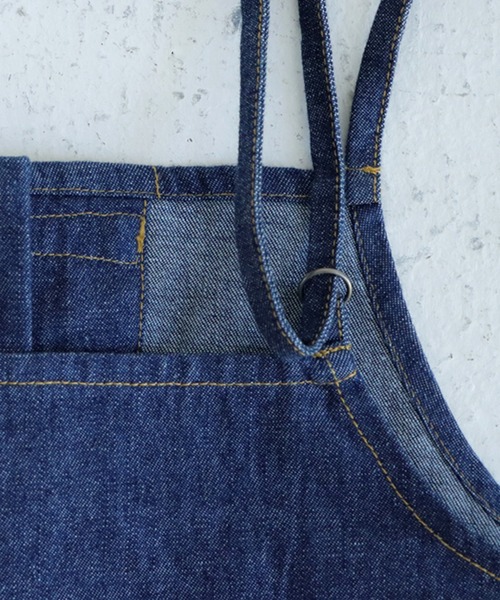 antiqua(アンティカ)の「デニムサロペット(サロペット/オーバーオール・レディース・ブルー系その他/ブルー系その他2・FREE)」の4枚目の写真