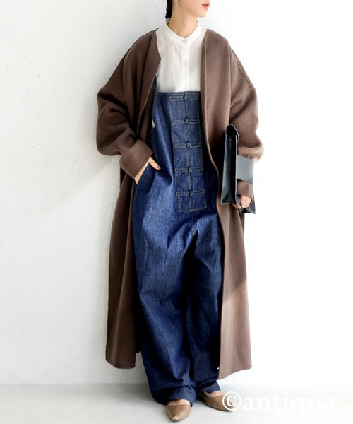 antiqua(アンティカ)の「デニムサロペット(サロペット/オーバーオール・レディース・ブルー系その他/ブルー系その他2・FREE)」の13枚目の写真