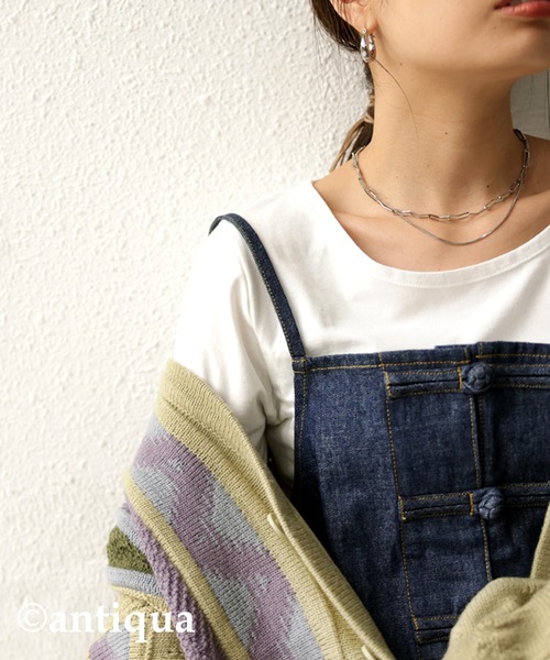 antiqua(アンティカ)の「デニムサロペット(サロペット/オーバーオール・レディース・ブルー系その他/ブルー系その他2・FREE)」の19枚目の写真