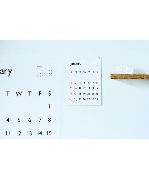 D-BROS（ディーブロス）の「カレンダー 2022 / Typeface Carendar Gill