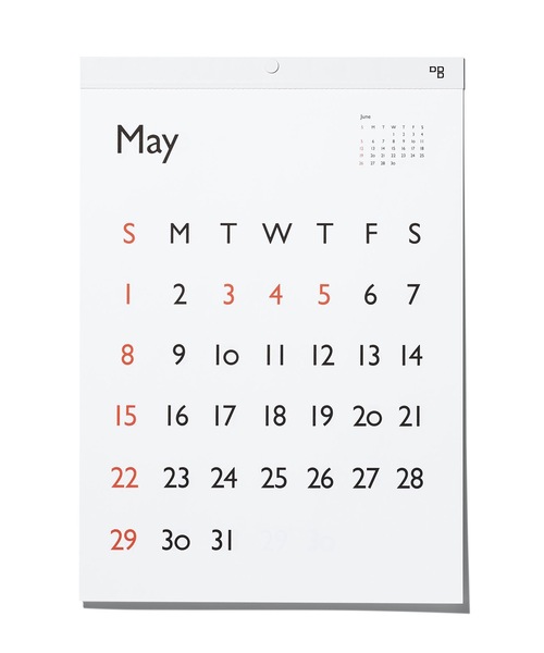 D-BROS（ディーブロス）の「カレンダー 2022 / Typeface Carendar Gill