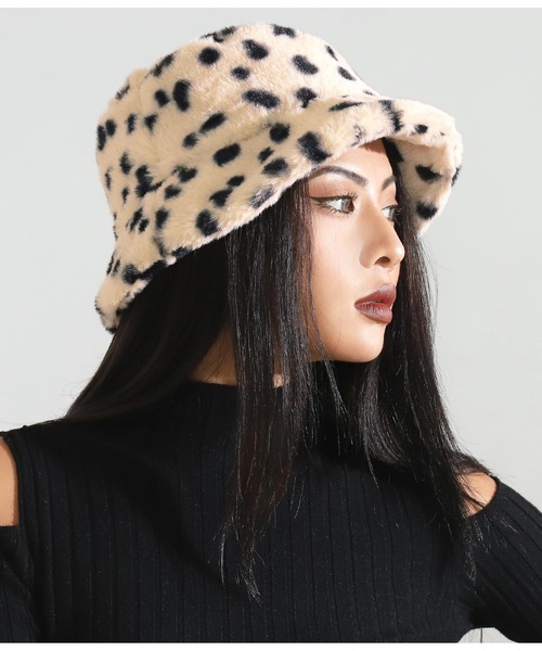 LATINA（ラティーナ）の「ダルメシアン柄エコファーバケット