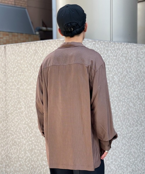 GARDEN TOKYO（ガーデントウキョウ）の「NEW STOCKS OF THE DEAD/ニューストックオブザデッド/ダブルポケットオープンカラーシャツ（シャツ/ブラウス・メンズ・グリーン/ブラウン・3/2/1）」の5枚目の写真