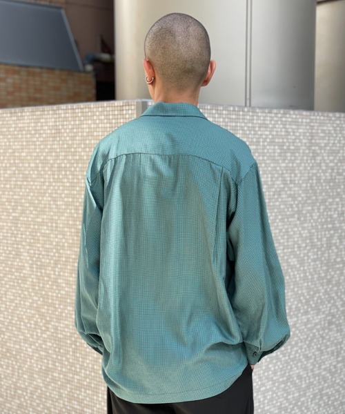 GARDEN TOKYO（ガーデントウキョウ）の「NEW STOCKS OF THE DEAD/ニューストックオブザデッド/ダブルポケットオープンカラーシャツ（シャツ/ブラウス・メンズ・グリーン/ブラウン・3/2/1）」の6枚目の写真