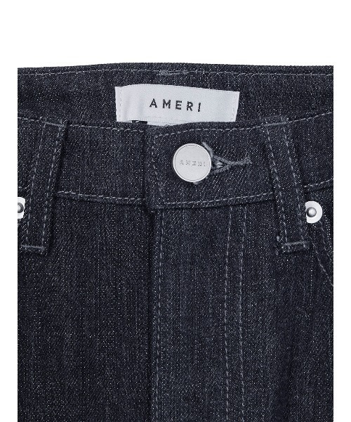 Ameri（アメリ）の「REMAKE LIKE STITCH DENIM（デニムパンツ・レディース・ブラック/インディゴブルー・24inch/25inch/26inch）」の19枚目の写真