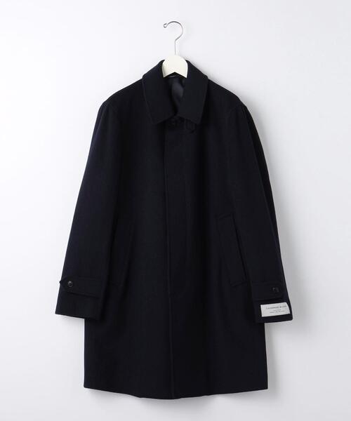 green label relaxing（グリーンレーベルリラクシング）の「W/CA ビーバー ステンカラーコート（ステンカラーコート・メンズ・ダークグレー/ダークグリーン/ネイビー/ロイヤルブルー・M/S/L/XL）」の8枚目の写真