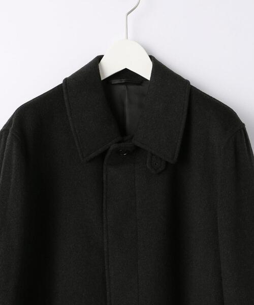 green label relaxing（グリーンレーベルリラクシング）の「W/CA ビーバー ステンカラーコート（ステンカラーコート・メンズ・ダークグレー/ダークグリーン/ネイビー/ロイヤルブルー・M/S/L/XL）」の19枚目の写真