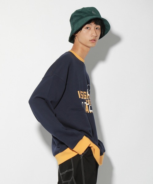 PBLIM(ページボーイリム)の「【PAGEBOYLIM】カラーカレッジスウェット(スウェット・レディース・ネイビー/グリーン・MEDIUM/LARGE)」の21枚目の写真