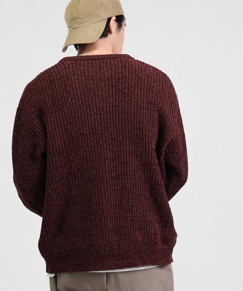 BACK NUMBER（バックナンバー）の「【BACK NUMBER】モールニットＢＩＧレイヤード（アンサンブル・メンズ・ワイン/ブラック/キナリ/グレー/ブルー/ベージュ・L/M/XL）」の22枚目の写真