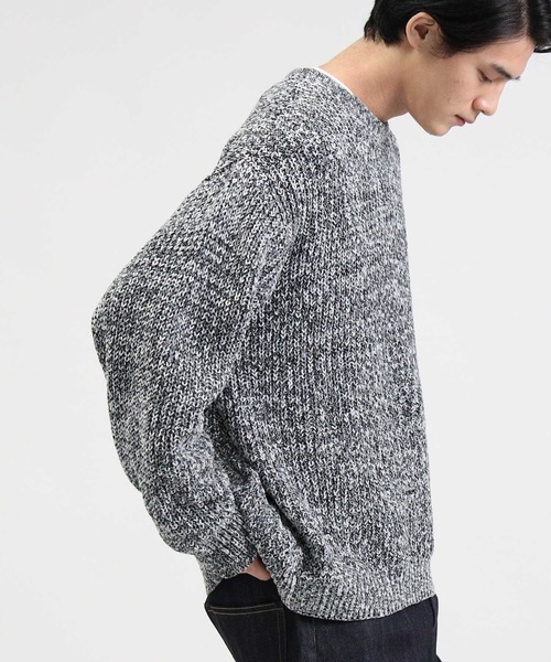 BACK NUMBER（バックナンバー）の「【BACK NUMBER】モールニットＢＩＧレイヤード（アンサンブル・メンズ・ワイン/ブラック/キナリ/グレー/ブルー/ベージュ・L/M/XL）」の13枚目の写真