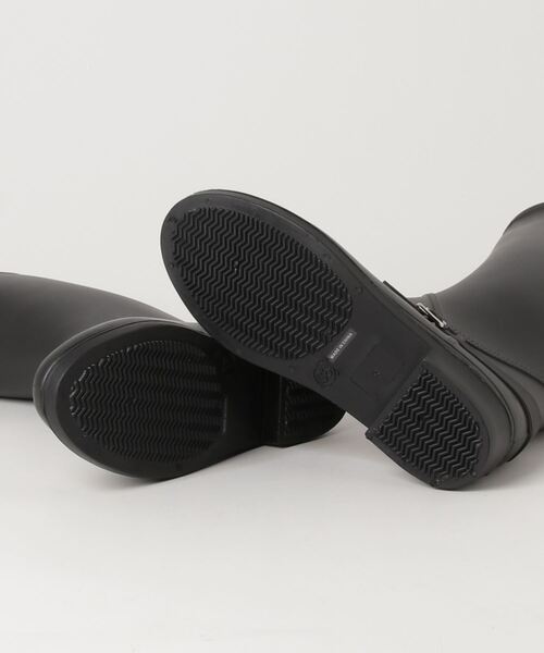 Fin（フィン）の「Fin/サイドベルトロングレインブーツ（レインシューズ・レディース・ブラック・37/38/39/40/36）」の3枚目の写真