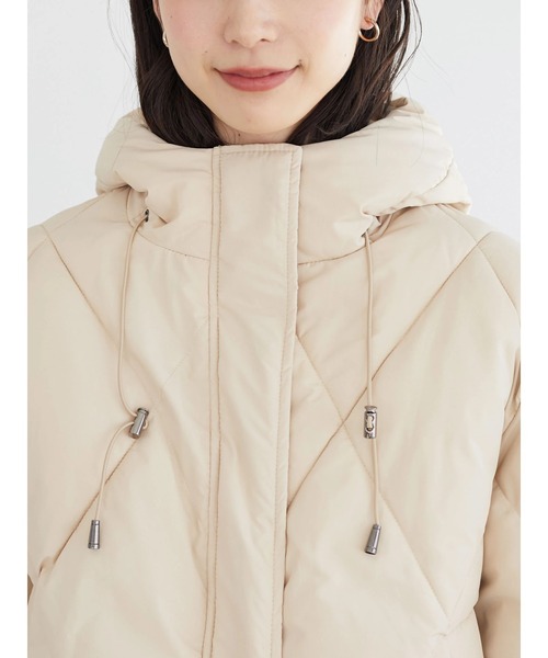 Petit fleur(プチフルール)の「・Petit Fleur ダイヤキルトブルゾン*(その他アウター・レディース・ブラック/ブルー/アイボリー/グレイッシュベージュ・FREE)」の10枚目の写真