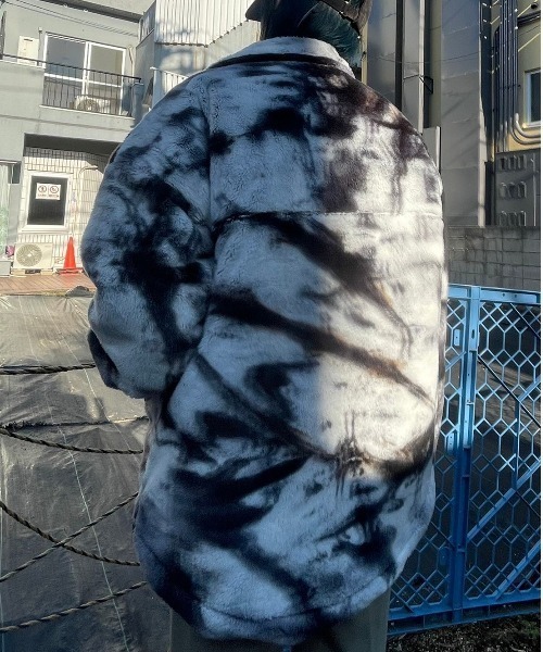 XU（エックスユー）の「【XU/エックスユー】washing padding jumper/ファーコート ファー ファージャケット アウター ジャンパー（その他アウター・メンズ・ブラック/ブルー・ONE SIZE）」の6枚目の写真