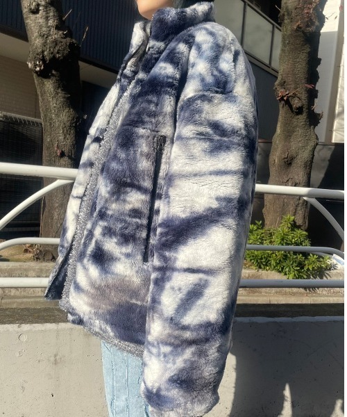 XU（エックスユー）の「【XU/エックスユー】washing padding jumper/ファーコート ファー ファージャケット アウター ジャンパー（その他アウター・メンズ・ブラック/ブルー・ONE SIZE）」の8枚目の写真