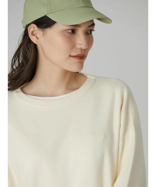 AMERICAN HOLIC（アメリカンホリック）の「クルーネック総針ニットプルオーバー（ニット/セーター・レディース・ブラック/グレー系その他/アイボリー/レッド・L/M）」の15枚目の写真