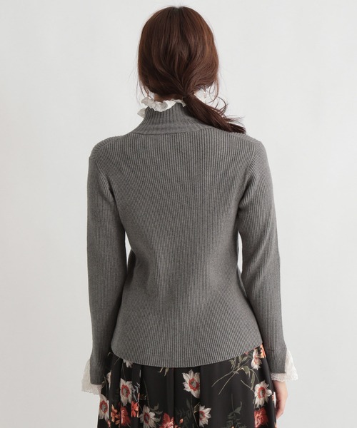 Andemiu（アンデミュウ）の「レースツキリブニット261886（ニット