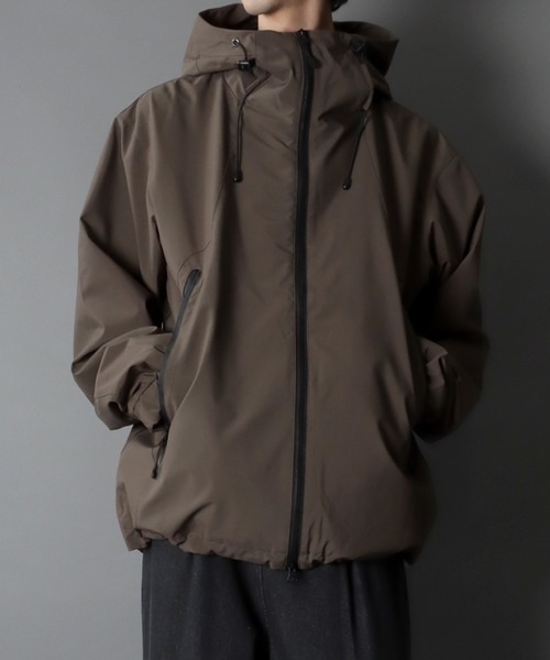 SITRY(シトリー)の「mini ripstop mountain parka/2WAY ミニリップストップ マウンテンパーカー(マウンテンパーカー・メンズ・ブラック/ベージュ/オリーブ/グリーン/ダークブラック・L/M/LL)」の21枚目の写真