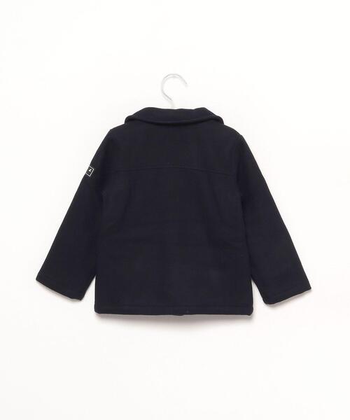 agnes b.（アニエスベー）の「UBK1 E VESTE キッズ ウールジャケットコート（ダウンジャケット/コート・キッズ・ネイビー・6YEAR/8YEAR/10YEAR/12YEAR/4YEAR）」の2枚目の写真