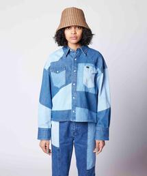 Wrangler | 【別注】<Wrangler>リメイクデザイン デニムシャツ ∴(シャツ/ブラウス)