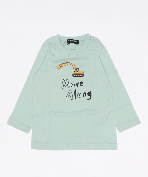 LB CLUB(エルビークラブ)の「プリントTシャツ(Tシャツ/カットソー・キッズ・ホワイト/ベージュ/グリーン/ピンク・90/100/120/80/110/130)」の1枚目の写真