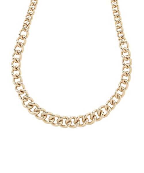 EMODA(エモダ)の「ワイドチェーンネックレス(ネックレス・レディース・シルバー/ゴールド・FREE)」の5枚目の写真