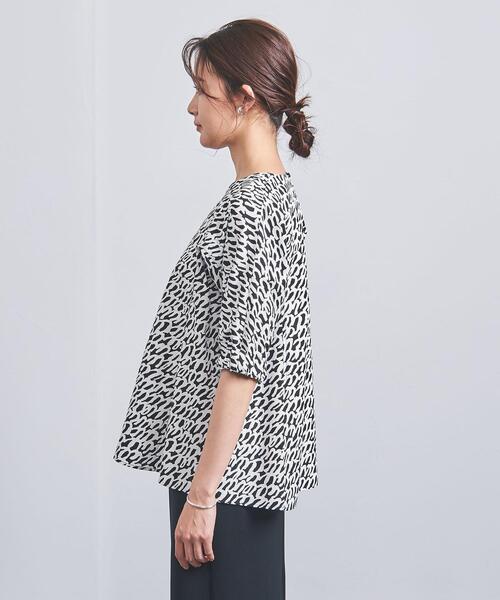 VONDEL（フォンデル）の「＜VONDEL（フォンデル）＞モノトーンプリント ブラウス（シャツ/ブラウス・レディース・その他1・36）」の3枚目の写真