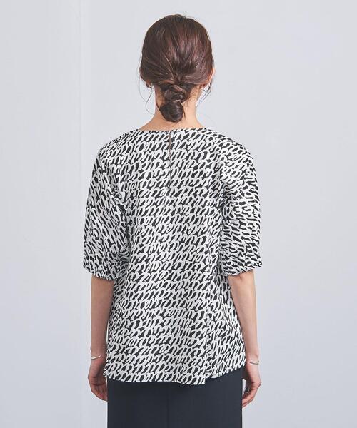 VONDEL（フォンデル）の「＜VONDEL（フォンデル）＞モノトーンプリント ブラウス（シャツ/ブラウス・レディース・その他1・36）」の4枚目の写真