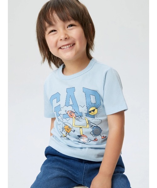 GAP（ギャップ）の「プレイタイムフェイバリット グラフィックtシャツ (幼児)（Tシャツ/カットソー・キッズ・ホワイト/その他/グレー/レッド/その他1/その他2・12-18M/18-24M/2 YRS/3 YRS/4 YRS/5 YRS）」の5枚目の写真
