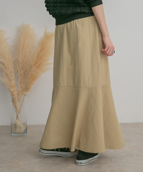 KBF（ケイビーエフ）の「ラップマーメイドフレアスカート（スカート・レディース・ベージュ/ネイビー/ピンク・ONE）」の12枚目の写真