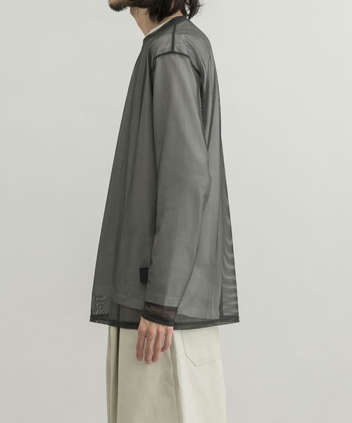 URBAN RESEARCH（アーバンリサーチ）の「URBAN RESEARCH iD　メッシュロングスリーブTシャツ（Tシャツ/カットソー・メンズ・グリーン系その他/ロイヤルブルー/チャコールグレー・MEDIUM/LARGE）」の12枚目の写真