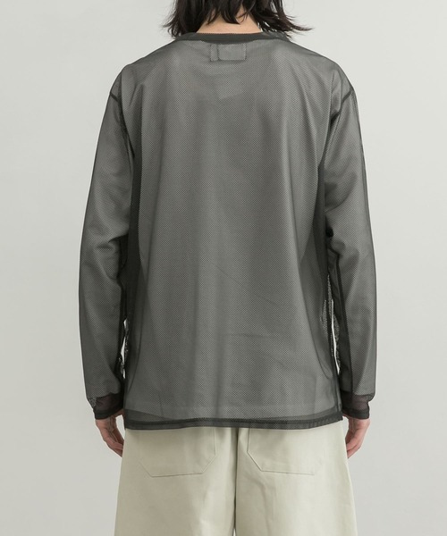 URBAN RESEARCH（アーバンリサーチ）の「URBAN RESEARCH iD　メッシュロングスリーブTシャツ（Tシャツ/カットソー・メンズ・グリーン系その他/ロイヤルブルー/チャコールグレー・MEDIUM/LARGE）」の13枚目の写真