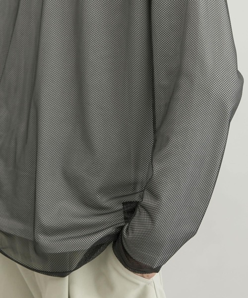 URBAN RESEARCH（アーバンリサーチ）の「URBAN RESEARCH iD　メッシュロングスリーブTシャツ（Tシャツ/カットソー・メンズ・グリーン系その他/ロイヤルブルー/チャコールグレー・MEDIUM/LARGE）」の15枚目の写真