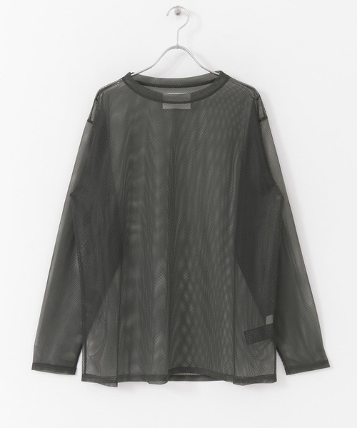 URBAN RESEARCH（アーバンリサーチ）の「URBAN RESEARCH iD　メッシュロングスリーブTシャツ（Tシャツ/カットソー・メンズ・グリーン系その他/ロイヤルブルー/チャコールグレー・MEDIUM/LARGE）」の19枚目の写真